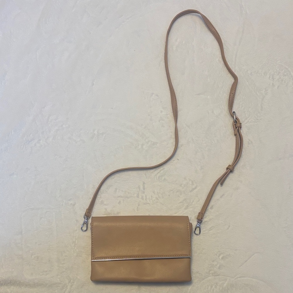 Tan Crossbody/clutch